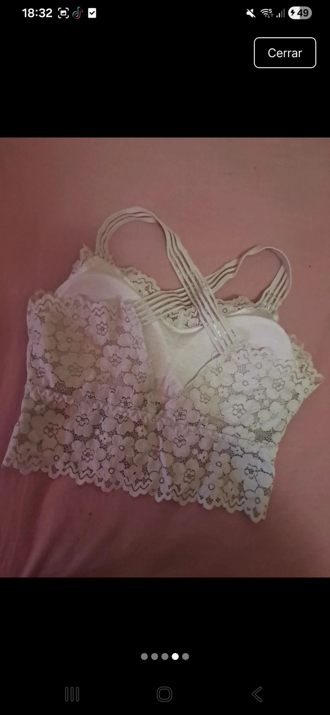 Top de renda duplo – photo 4